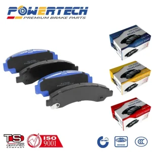 Fábrica OEM Chinesa Peças de Automóveis Atacado Pastilha de Freio Semi Metálica de Carbono Cerâmica Marca Japonesa Coreana Europeia Carro Veículo Dianteiro Traseiro Pastilha de Freio a Disco Fabricantes