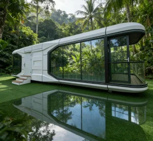 Hoteles cápsula Cápsulas de lujo Hogares inteligentes