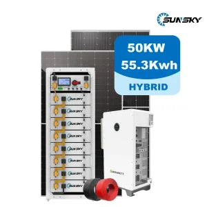 Competitive All in One Home Used 30kw Solar System Hybrid Solar Storage System 50kw with Battery 50kw Price off Grid Solar Power System Kit for Home