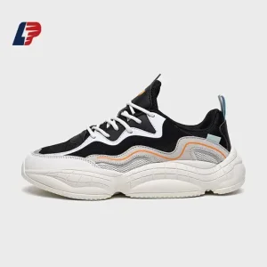 China Men's Breathable Synthetic Leather Stitching Mesh Non-Slip Rubber Sole Sport Shoes Factories, Suppliers