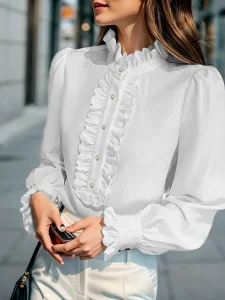 Yellow Office Blouse