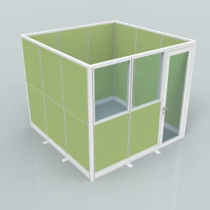 Modern Aluminum Modular Adjustable Office Partition Walls Highly Effective Sound Absorption Movable Room Living Room Workshop