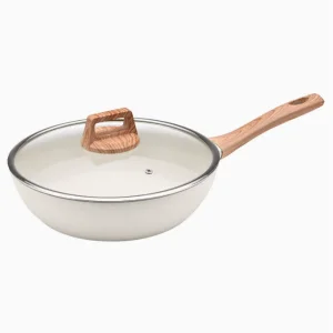 Modern Eco-Friendly 12-Piece Granite Kitchen Cookware Set Dishwasher &amp; Oven Safe Cast Aluminum Pots and Pans Nonstick