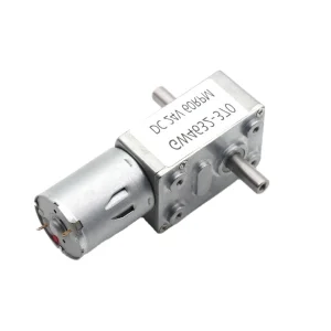 GM3246-370 Self-Locking 12V/24V DC Micro Worm Gear Motor Low Speed Self-Locking for DC Motor Applications