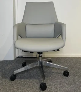 Premium Ergonomic Leather Executive Office Chair with Thick Padding