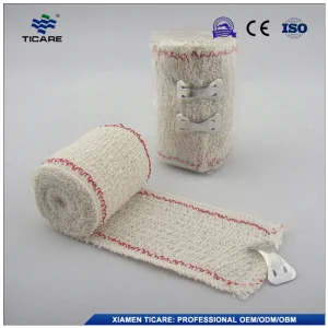 Red Side Crepe Bandage Adhesive or Non-Adhesive