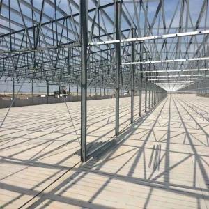 Taller de Estructura de Acero para Planta de Manufactura de Alta Calidad