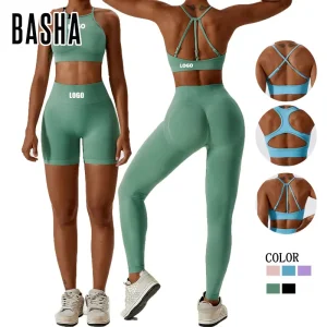 BASHAsports Yoga Sets Gym Clothes Fitness Apparel Women Seamless Sportswear Wholesale Yoga Activewear Exercise Collection