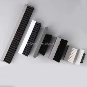 Customized Plate Strip Brushes PP/PVC/nylon Base Panel