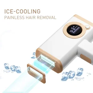 Removedor de pelos portátil com logo personalizado, depilador a laser IPL permanente, dispositivo de remoção de pelos
