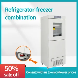 Zmade Ycd-328 Double Door Medical Pharmacy Freezer Refrigerator Combined Laboratory
