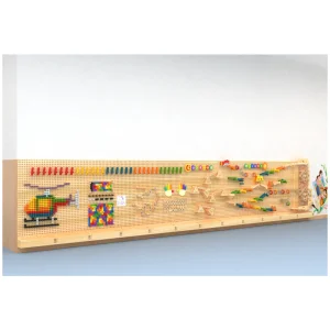 Kindergarten Customized DIY Wooden Educational Wall Panel Toys