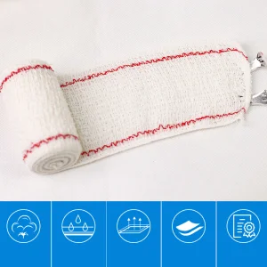 Customized Spandex Crepe Emergency Rescue Medical Bandage for Chain Stores