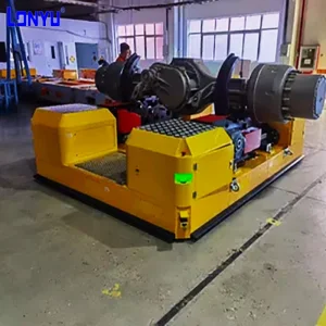 Workshop Transfer Equipment Battery Power Motorized Rail Transfer Car