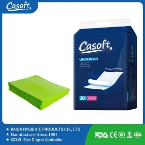 Protetores de cama descartáveis cirúrgicos super absorventes usados em hospitais, OEM por atacado, para incontinência em idosos