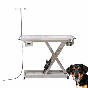 Pets Stainless Steel Electric Lifting Veterinary Examination Vet Surgical Table