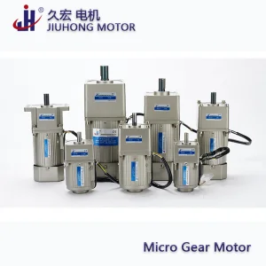 High Efficient Micro AC Gear Motor for Industrial Machine 40W 60W 90W 120W 140W 180W 200W 370W 400W 750W 1.5kw 50Hz 110V 220V 380V