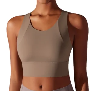 Fixed Cup One Piece Yoga Suit Bra