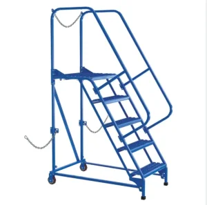 Mobile Safety Step Work Platform Warehouse Ladder Singsby Ladder Handrail Ladder
