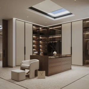 Modern Adjustable Wood Walk-in Closet