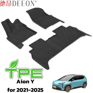 Alfombrillas de piso antideslizantes de TPE premium 3D para automóvil para Toyota RAV4 LHD/RHD