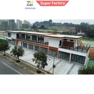 Alojamento de trabalhadores residencial em contêiner modular prefab reutilizável e durável de aço, restaurante, hospital