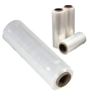 20inch*400ft*70gauge LLDPE Stretch Wrap Film 500mm High Gloss Soft Aerosol Custom Logo Printing Water Soluble 50cm Plain