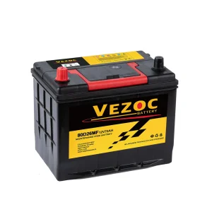 80d26 Japan JIS Standard Maintenance-Free Automotive Battery for SUV Car Starting 12V 70ah
