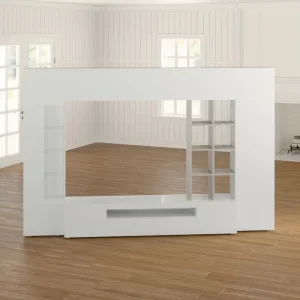 Luxury Wood TV Showcase