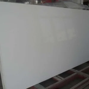 Cheap Pure White Quartz Slab High Quality Polished Quartz for Kitchen Countertop