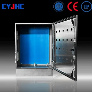 Stainless Steel Elevated Base Power Distribution Box with Dustproof & Ventilation for Industrial Outdoor Electrical Equipment