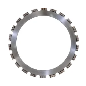 Wide U Slots Design for Efficient Dust Removal During Dry or Wet Cutting Diamond Ring Saw Blade