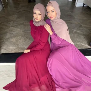 Weimei New Design Woman Hijabs Fashion Maxi Dress Wholesale Dubai Women Black Chiffon Abaya