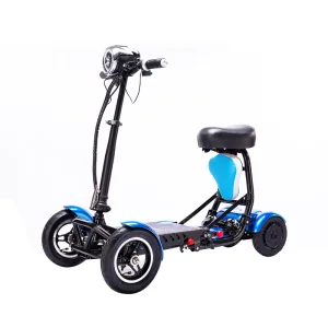 Bien diseñado y fabricado scooter compacto plegable ligero potente scooter de movilidad 4 scooter eléctrico con ruedas