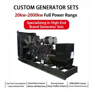 Cummins Diesel Generator Set Custom High Power Genset Engine 200kw-2000kw Backup Standby Power Plant Generator Group