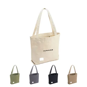 Custom Canvas Tote with Zipper