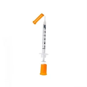 Disposable Medical Cap Insulin Syringe with Needle