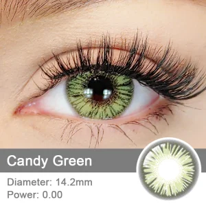 Candy Green Contact Lenses One Year