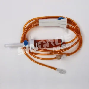 Juego de infusión médico desechable a prueba de luz con o sin aguja
