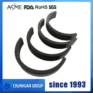 OEM Custom Processing Carbon Fiber/Graphite Filled PTFE Plastic Parts