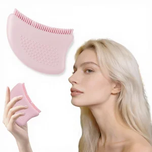 Silicone Meridian Face Brush For Facial Contouring &amp; Lymphatic Massage
