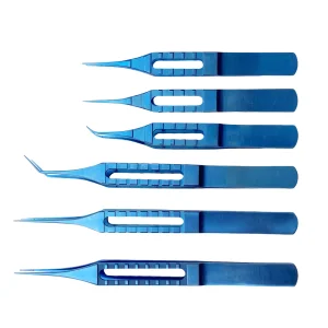 Ophthalmic Tying Forceps Hair Plant Forceps Toothed Forceps Ophthalmology Titanium Autoclaveable