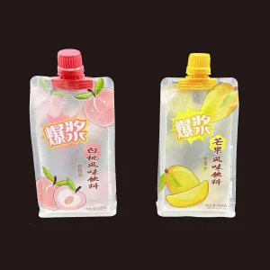 China Flat bottom pouch with spout