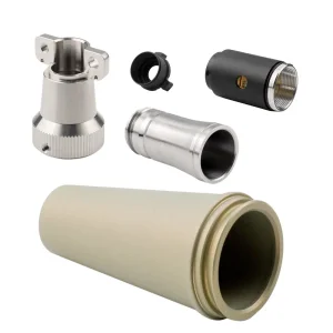 Custom Non-Standard CNC Precision Machined Turning LED Lighting Flashlight Shell Components