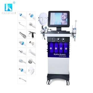 Professional 15 in 1 Hydra Microdermabrasion Facial Aqua Peeling Hydro Diamond Machine