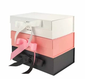 Custom Luxury Black Kraft Paper Folding Shoe Gift Box