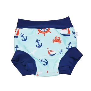 Reciclaje de pañales de natación para bebés, cálido, anti mancha, goma de cloropreno, pantalones de natación para bebés, pantalones cortos de natación para niños, pañal