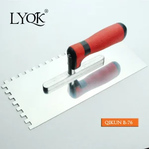 B-76 Construction Decoration Paint Hand Tools Wooden Handle Normal Polished Plastering Trowel