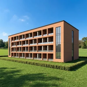ALF Multi-storey Light Prefabricated Steel Structure Residential & Commercial Building Fabricator