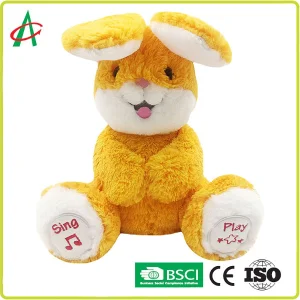 New Hide and Seek Cat Movement Plush Toy Creative Holiday Gifts Baby and Child Happy Rabbit